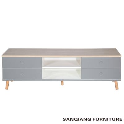 China (Others) SANQIANG Adjustable Wooden Led TV Stand Up Furniture TV Cabinet With Display TV Stand Furniture for sale