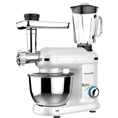 China Tilt Head Design 800W 3 in 1 Stand Multifunctional Planetary Food Blender with Chopper and Blender for sale