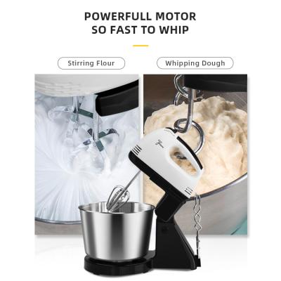 China Automatic Beater Ejector Button 7 Speed Kitchen Appliances Food Hand Mixer Household Egg Beater for sale
