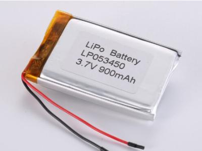 Китай LP053450 3,7V 900MAH литий-ионные батареи производители Химический состав Литий-полимер высокой емкости Липо-пакет Температура разряда -20°C до 60°C продается