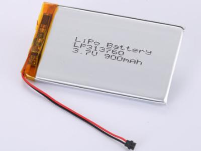 China LP313760 3,7V 900MAH Li-ionbatterijen andere anodemateriaal Lithiumpolymerbatterijen voor muntencellen Te koop