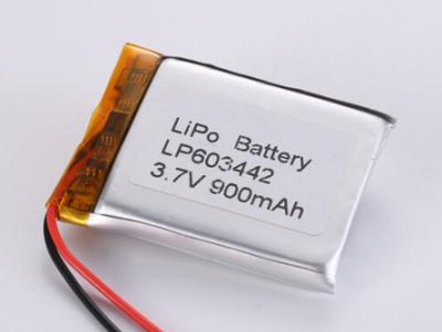 Китай LP603442 3,7V 900MAH литий-ионные батареи производители Литий-полимерный аккумулятор с защищенной схемой и классом А продается
