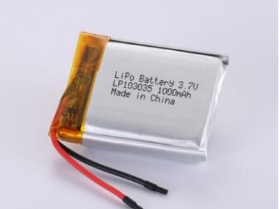 Китай LP103035 3.7V 1000mah литий-ионные аккумуляторы производители Soft Pack Литий-полимерный аккумулятор продается