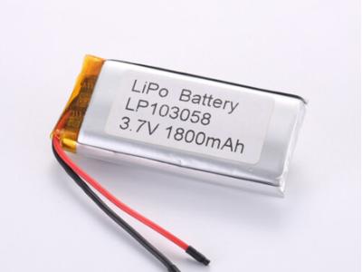Китай LP103058 3,7V 1800mah литий-ионные батареи производители Soft Pack Литий-полимерный аккумулятор с защитой от перезарядки и гибкой конструкцией продается