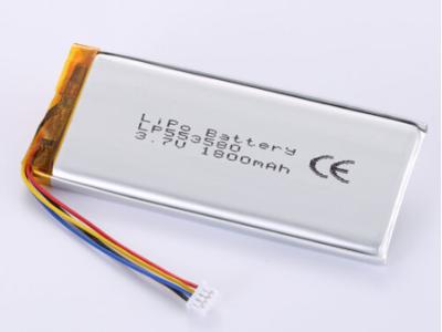 China LP553580 3.7V 1800MAH Li-Ionen-Batterie Hersteller Die Entladungsrate Ja und Polymer-Li-Ionen-Wiederaufladungszelle mit CE-Zertifizierung zu verkaufen