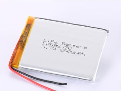 China LP595370 3,7V 2600MAH Li-Ionen-Batterie Hersteller 1 Jahr Haltbarkeit Lithium-Polymer-Wiederaufladbare Batterie für OEM-Kompatibilität zu verkaufen