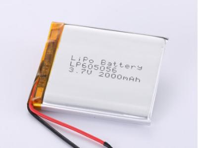 China LP605056 3,7V 2000MAH PCB-Schutz Polymer Li-Ionen Wiederaufladbare Zelle für hohe Lithium-Polymer-Batterien zu verkaufen