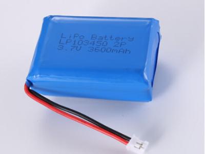 China LP103450 3,7v 3600MAH Li-Ionen-Batterie Hersteller Lipo-Batterie Lithium-Polymer-Wiederaufladbare Batterie mit offener Spannung von 3,7V zu verkaufen