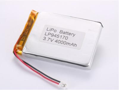 China LP945170 3.7V 4000MAH li ion battery manufacturers Sell Lithium Polymer Battery for sale