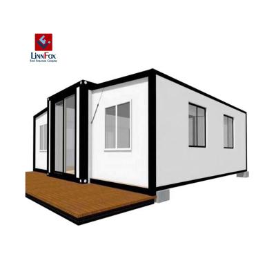 China Modern Easy Assembly Luxury Expandable Container House Prefab Container Home Flat Pack House Prefabricated Shipping Container House for sale