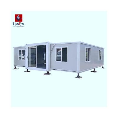 China Modern Easy Assembly Expandable Container House Prefabricated Home Flat Pack Home Extendable Container Home for sale