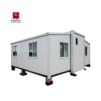 China Modern Easy Assembly Luxury Expandable Container House Prefab House Flat Pack Home Fold-able Shipping Container House for sale