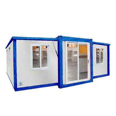 China Modern Movable Luxury 2 Bedroom 20ft / 40ft Prefab Steel Structure Expandable Container Houses For Sale for sale