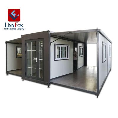 China Modern Luxury Prefab Expandable Container House Modular Container Houses 2 Bedroom Movable Homes For Sale for sale