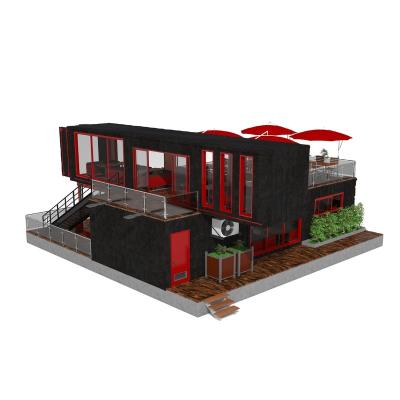 China Modern Container Restaurant fast food cafe home Coffee Shop prefabricated house kiosk Movable House for sale