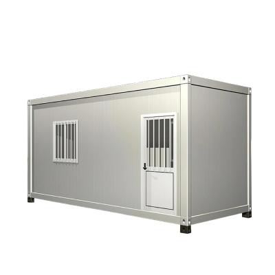 China Modern Prefab Steel Structure 20ft sandwich panels prefab shipping tiny house kit Container House Movable Prefabricated House for sale