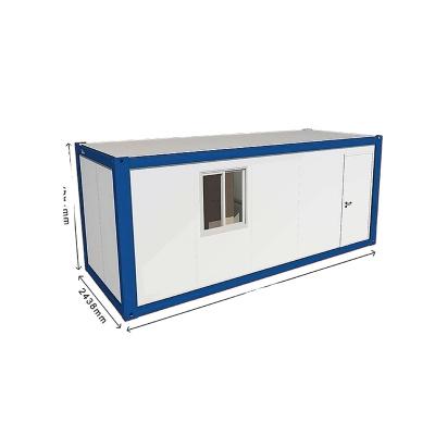 China Modern Prefab Steel Structure Shipping Tiny House Kit Sandwich Panels Container House Movable Prefabricated House For Sale for sale