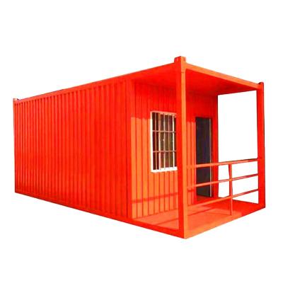 China Modern Red Steel Structure Shipping Tiny House Kit Sandwich Panels Container House Movable Prefabricated House For Sale for sale
