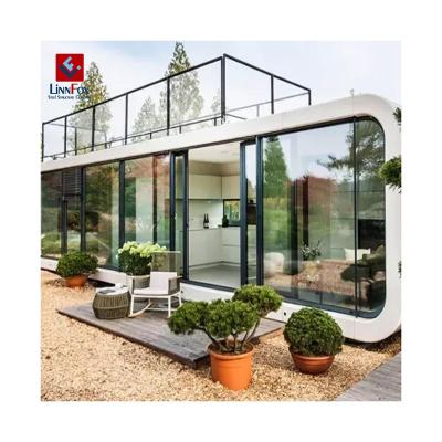 China Modern Prefab Camping Capsule Modular Container House Modular Luxury Prefabricated Apple Cabin house for sale