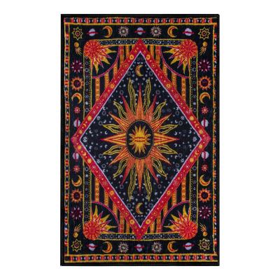 China Washable Bohemian Style Living Room Rug Soft Retro, Short-Pile Rug, Area Rugs Mats Bathroom Blanket for sale