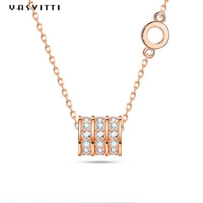 Κίνα 0.06oz 8.1x7.4x7.4mm Βοημίας ασημένιος ODM περιδεραίων αλυσίδων κυβικών αλυσίδων Zirconia προς πώληση