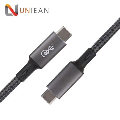 China Up to 40Gbps Transfers Speed Emarker 4.0 PD Charger USB Cable Built-in Phone Cable for sale