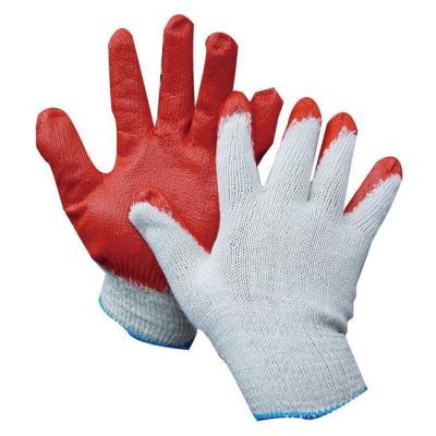 Chine Revêtement tricoté sans couture de polyester de latex de piqûre de travail de mesure résistante des gants 10 à vendre