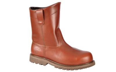 Chine Les chaussures de travail de sécurité d'extraction, travail confortable de Brown rejette l'anti piqûre à vendre