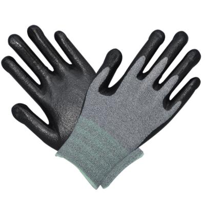 Chine Durée de vie adaptée aux besoins du client par couleur lavable de revêtement et de revêtement de gants de travail de nitriles longue à vendre