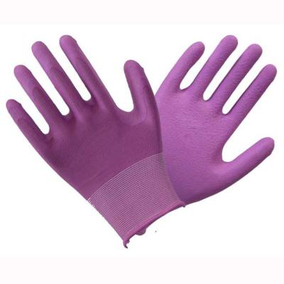 Chine Abrasion et poignée de gants de travail de sécurité enduites par latex robuste mou excellentes à vendre