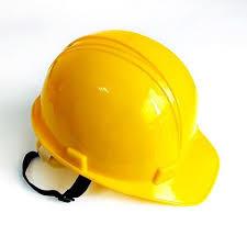China Capacete amarelo do canteiro de obras da cor facilmente ajustável para caber as cabeças à venda