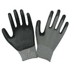 Chine Gants accrus de travail de nitriles de confort, gants respirables lavables de nitriles à vendre
