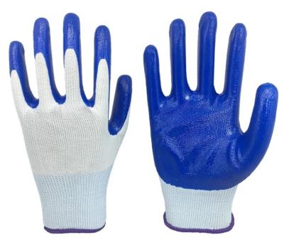 Chine 32 grammes de poignée ferme Nnitrile ont enduit des gants de main glissent non pour le jardinage à vendre