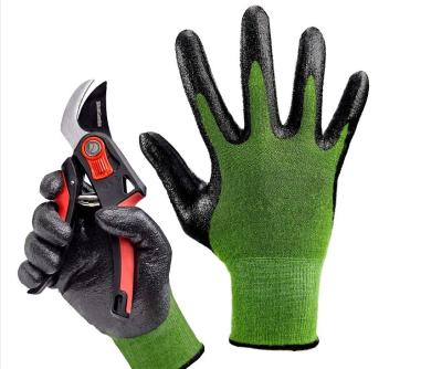 Chine Nitriles en bambou biodégradables de fibre de 13 mesures travailler des gants pour la construction à vendre