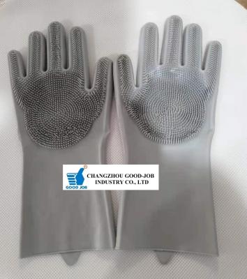 Китай перчатки руки скруббера блюда силикона 160g для Dishwashing продается