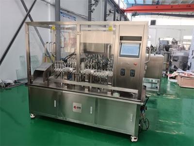 China Cosmtic Gel Filling Capping Machine with High Precision and Standard Wood Packaging Material for sale