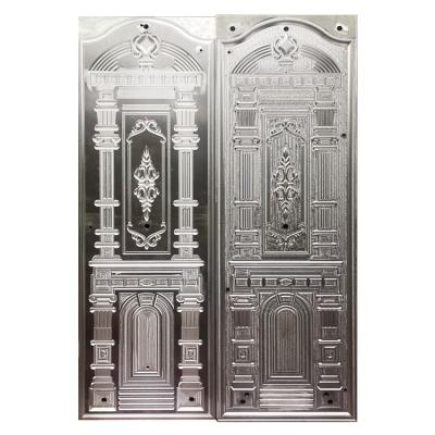 China Steel Galvanized Steel Sheet 0.5-0.8 Mm Thickness Stamped Steel Door Skin Mold for sale