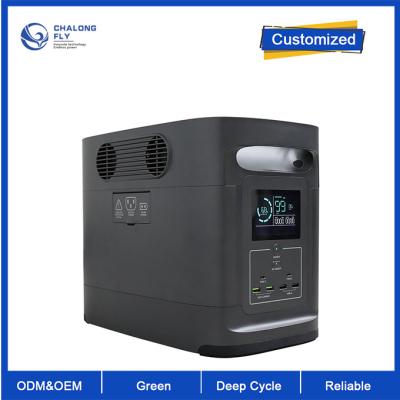 China OEM ODM LiFePO4 lithium battery 2026Wh Fast Charging Flexible Portable power station Electric Car Charger for EV for sale