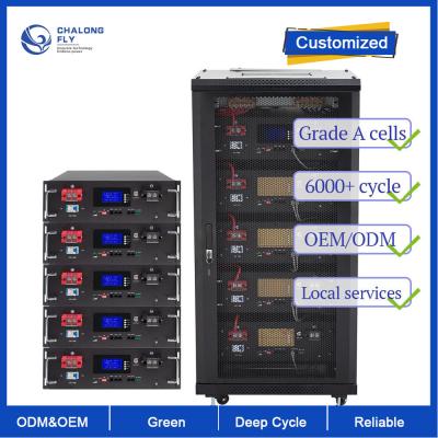 China OEM ODM LiFePO4 Lithiumbatterie Wasserdicht 48V 51.2V 100Ah 150Ah 200Ah Lithiumbatteriepacks zu verkaufen
