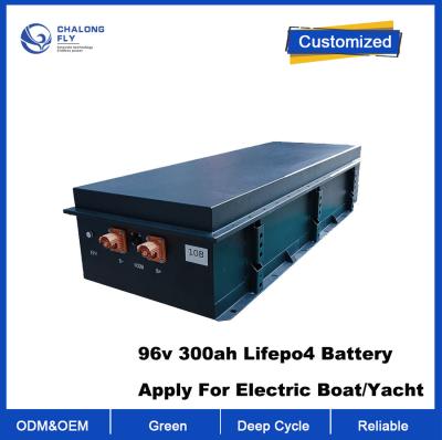China Marine Anwendung LiFePO4 Lithiumbatterie 96V 300Ah für Elektroboot/Yacht zu verkaufen
