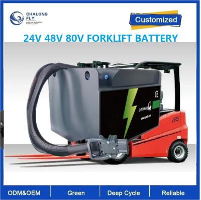 China CLF 24V 48V 300Ah 400Ah OEM ODM LiFePO4 Lithium Iron Phosphate Battery Power Pack for Forklift AGV Robot Golf Cart for sale