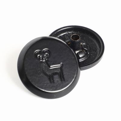 China LEAD FREE Manufacturer factory price custom size and logo fashion clothing snap button black for sale