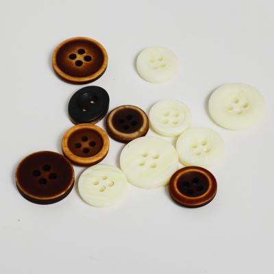China Other Manufacturer factory price custom size and logo resin rod flower buttons for men polo shir for sale