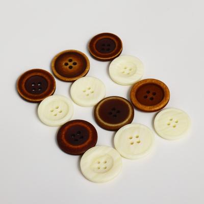 China Other Manufacturer factory price custom size and logo resin flatback button for sale