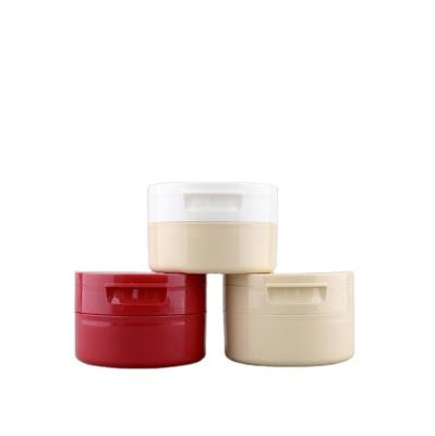 China 80g 100g 120g frascos cosméticos com tampa de volta feitos de material de PP para embalagens de cuidados com a pele à venda