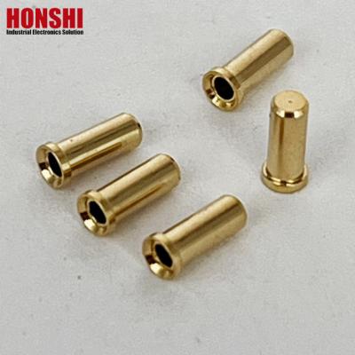 Chine 2.32mm connecteur circulaire Crimp contacts féminin épingle en laiton plaqué or épingle de connecteur à vendre