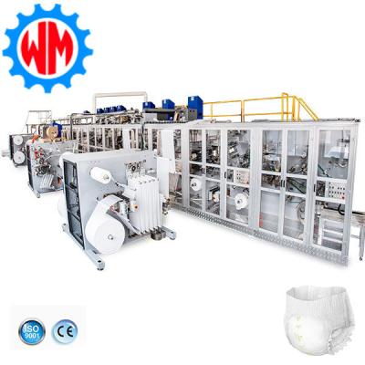 China Full Servo Baby Diaper Making Machine PLC Control wiht Professional Customization for sale