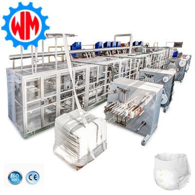 China 800pcs/min Full Servo Baby Diaper Making Machine PLC Control wiht CE Global Export for sale