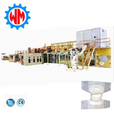 China High Efficiency Diaper Making Machinery Adults Diapers Machines for sale