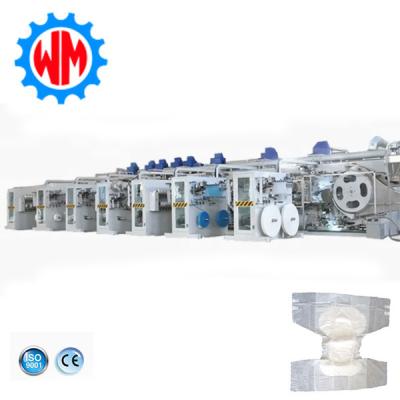 China 300pcs/Min Adult Diaper Making Machinery Disposable Diaper Machine With CE for sale
